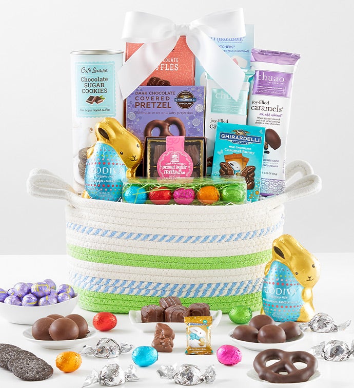 Simply Chocolate Premier Easter Basket with Godiva